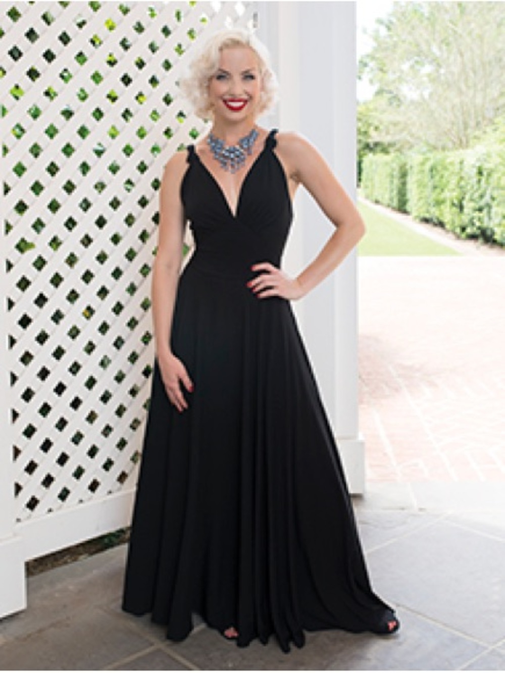Trashy Dica Helena in Black knit dress